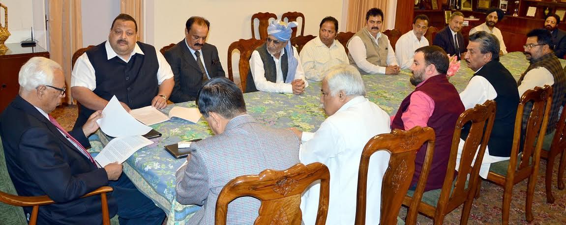 NC leaders present memorandum on governance-deficit to Governor